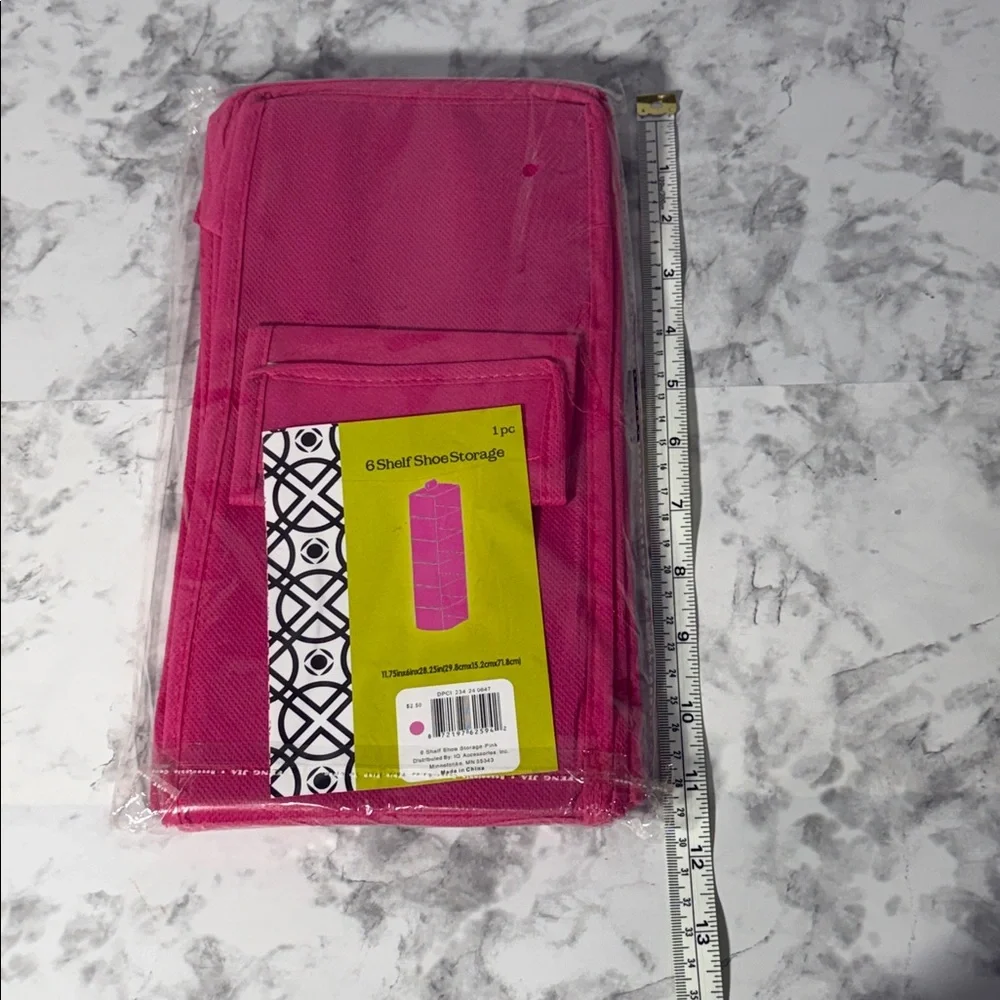 Pink 6 Shelf Storage Organizer Set of 2